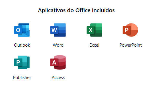 Aplicativos Office Professional 2019